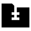 Folderzip icon with solid sharp style