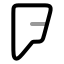 Foursquare icon with twotone rounded style