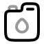 Fuel icon with twotone rounded style