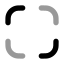 Fullscreen icon with bulk rounded style