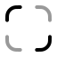 Fullscreen icon with twotone rounded style