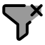 Funnelx icon with duotone standard style