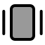 Galleryhorizontal icon with duotone standard style