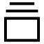 Galleryverticalend icon with stroke sharp style