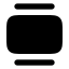 Galleryvertical icon with solid rounded style