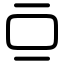 Galleryvertical icon with stroke rounded style