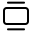 Galleryvertical icon with stroke standard style