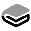 Gitbook icon with bulk rounded style