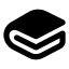 Gitbook icon with solid rounded style