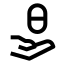 Givepill icon with stroke sharp style