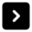 Greaterthansquare icon with solid standard style