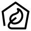 Greenhouse icon with stroke sharp style