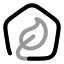 Greenhouse icon with twotone rounded style
