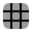 Gridtable icon with bulk rounded style