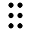 Gripvertical icon with solid standard style
