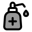 Handsanitizer icon with duotone standard style