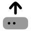 Harddriveupload icon with bulk rounded style