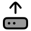 Harddriveupload icon with duotone rounded style