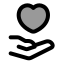 Healtcare icon with duotone standard style
