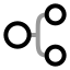 Hierarchycircle icon with twotone rounded style