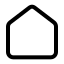 Home icon with stroke standard style