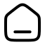 Home icon with stroke rounded style