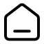 Home icon with stroke standard style