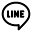 Line icon with stroke rounded style