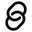 Link 01 icon with stroke standard style