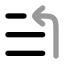 Liststart icon with bulk rounded style