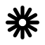 Loom icon with solid rounded style