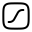 Lottiefiles icon with stroke rounded style