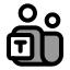 Microsoftteams icon with duotone rounded style