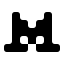 Mistral icon with solid rounded style