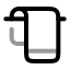 Towelrack icon with twotone rounded style