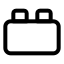 Toybrick icon with stroke standard style