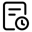 Transactionhistory icon with stroke standard style