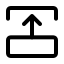 Transitiontop icon with stroke standard style