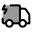 Truckelectric icon with duotone standard style