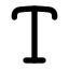 Type icon with solid rounded style