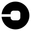Uber icon with solid rounded style