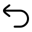 Undo icon with duotone rounded style