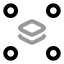 Ungrouplayers icon with twotone rounded style
