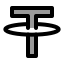 Usdt icon with duotone standard style