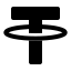 Usdt icon with solid standard style