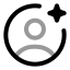 Userai icon with twotone rounded style