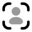 Useridverification icon with bulk rounded style