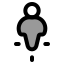 Userroadside icon with duotone rounded style