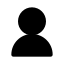 Userround icon with solid rounded style