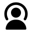 Usersharing icon with solid rounded style